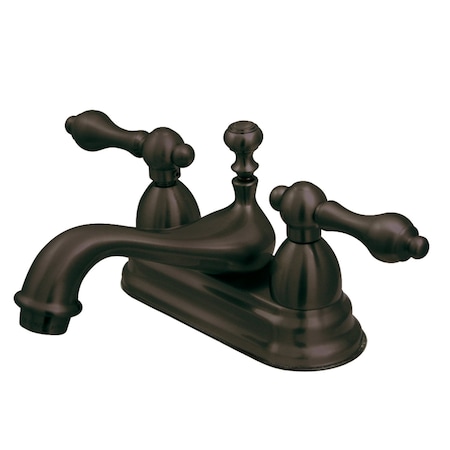 Kingston Brass KS3605AL 4" Centerset Bathroom Faucet, Oil Rubbed Bronze KS3605AL